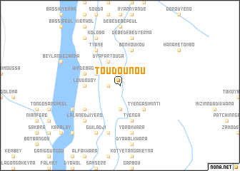 map of Toudounou