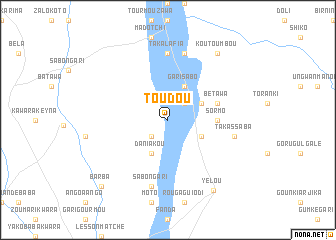 map of Toudou