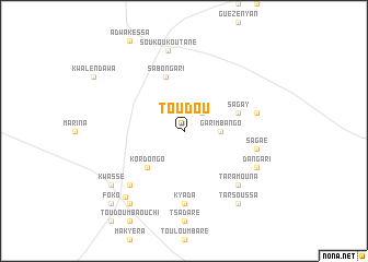 map of Toudou