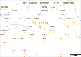 map of Touébaka