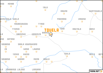 map of Touéla