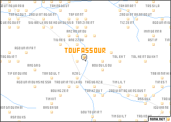 map of Toufassour