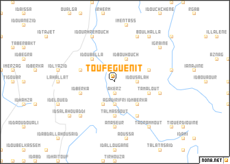 map of Toufeguenit