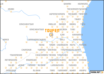 map of T\