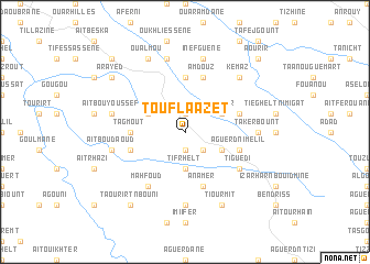 map of Toufla azet