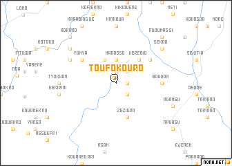 map of Toufokouro