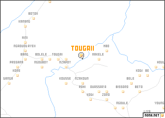 map of Touga II