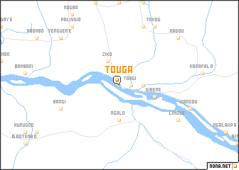 map of Touga