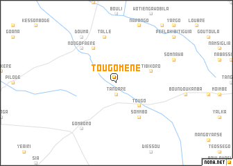 map of Tougoméné