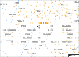 map of Tougoulema