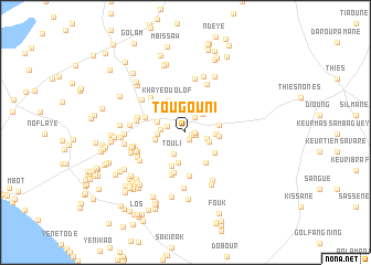 map of Tougouni