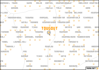 map of Tougout