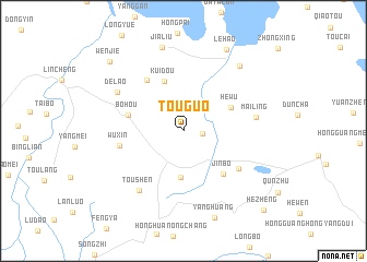 map of Touguo