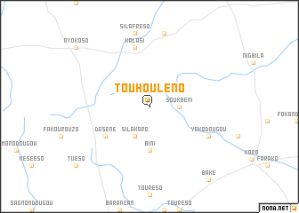 map of Touhouléno