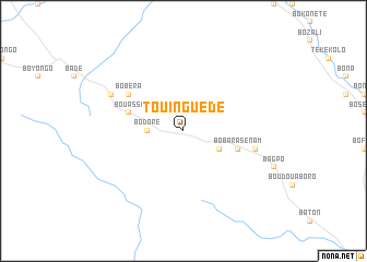 map of Touinguedé