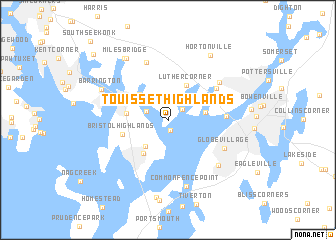 map of Touisset Highlands