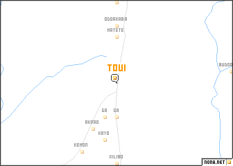 map of Toui