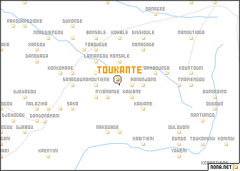 map of Toukanté