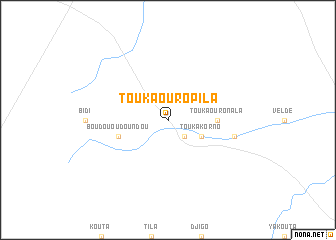 map of Touka Ouropila