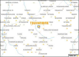 map of Toukhribine