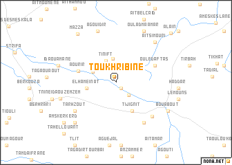 map of Toukhribine