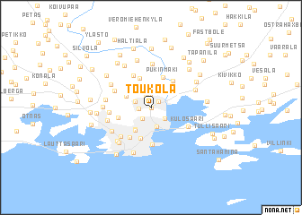 map of Toukola