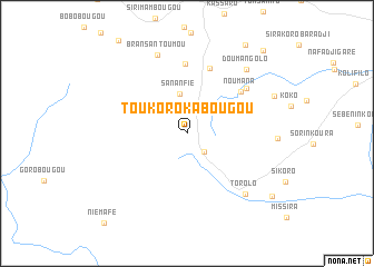 map of Toukorokabougou