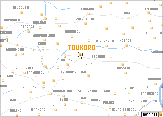 map of Toukoro