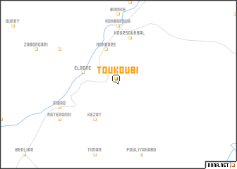 map of Toukoubi