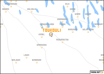 map of Toukouli