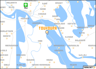 map of Toukoura