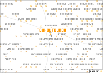 map of Toukou Toukou