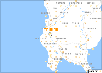 map of T\