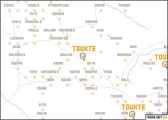 map of Toukté