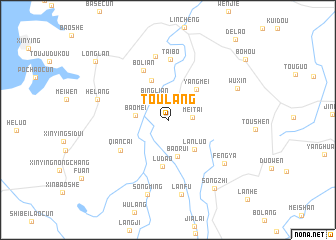map of Toulang