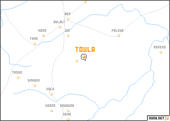 map of Toula