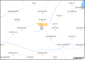 map of Toula