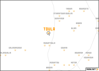 map of Toula
