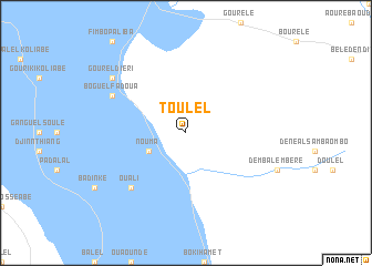map of Toulel