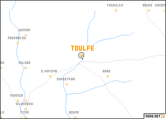 map of Toulfé