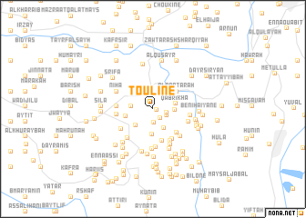 map of Toûlîne