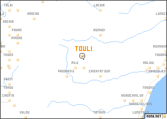 map of Tou-li