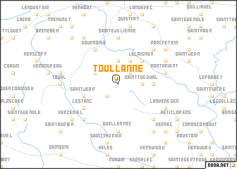 map of Toul-lanne