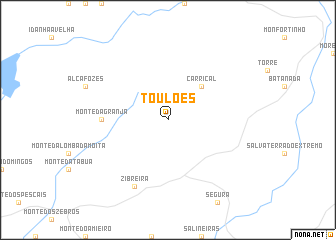map of Toulões