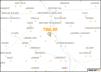 map of Toulon