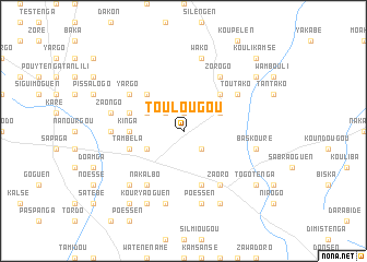 map of Toulougou