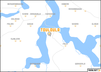 map of Touloula