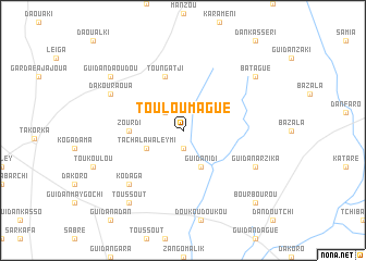 map of Touloumagué