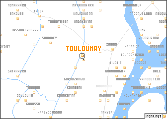 map of Touloumay