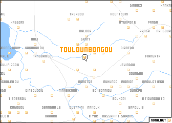 map of Toulounbongou